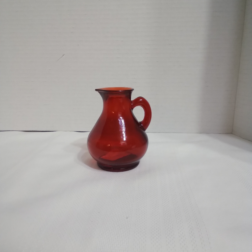 1980's  Avon Ruby Red mini pitcher